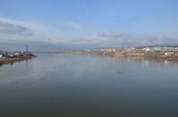 A wide river