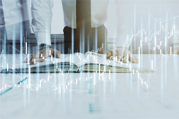 Finance global technology woman abstract adult analytics