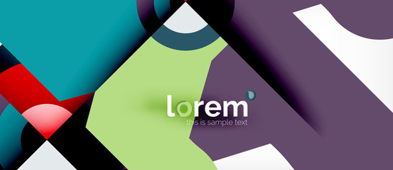 Abstract round elements composition background, organic design