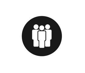 People flat icon vector 