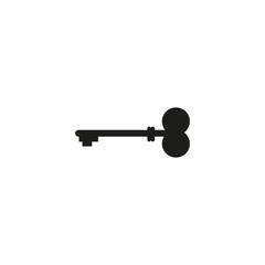 Key icon in trendy flat style isolated on background. Key icon page symbol for your web site design Key icon logo, app, UI. Key icon Vector illustration,