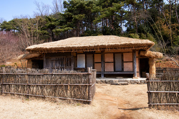 Fototapeta na wymiar This is the birthplace of Poet Han Yong-un in Korea.