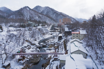 Jozankei Onsen in winter, Japan