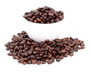 Coffee Beans isolated on white background