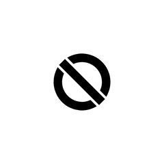 letter o logo vector