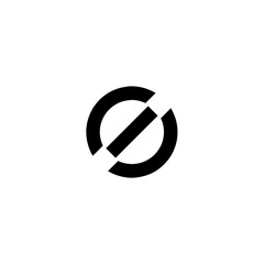 letter o logo vector