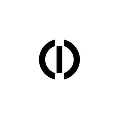 letter o logo vector