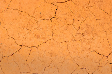 Dry cracked mud
