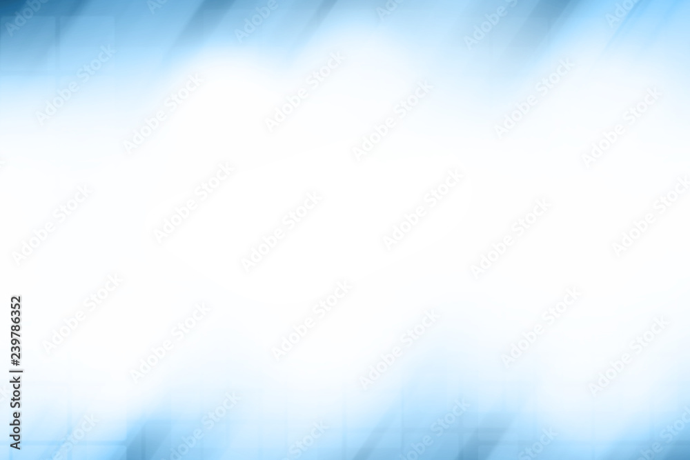 Wall mural blue gradient blurred bokeh abstract background