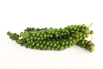 Fresh Green Peper on white background