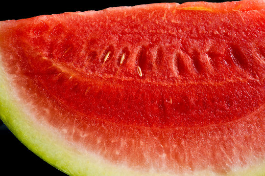 Querschnitt durch eine Wassermelone