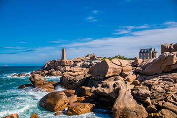 Ploumanac'h, C&ocirc;tes-d'Armor, Bretagne, France.