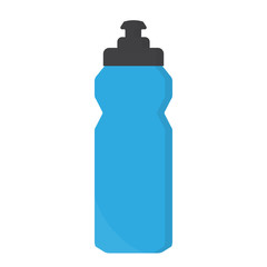 water bottle icon vector in flat style on white background