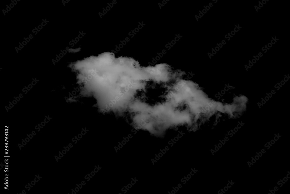 Canvas Prints white clouds with black background