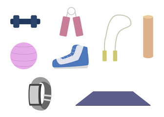 トレーニングの道具　縁取り線なし