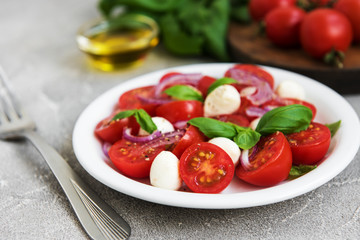 Italian caprese salad