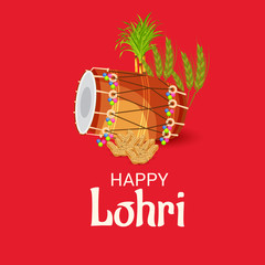 Fototapeta na wymiar Happy Lohri.