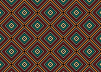 Aboriginal dot art vector seamless pattern background.