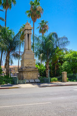 Fototapeta na wymiar Ottoman Railway Monument, Haifa