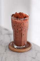 Mixed Iced Malt Cocoa Coffee