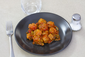 boulettes de boeuf sauce provençale