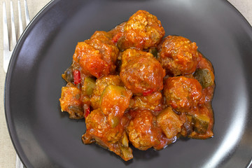boulettes de boeuf sauce provençale