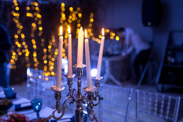 candles in church