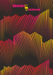 Abstract colorful musical iIllustration. Eps10 Vector illustration