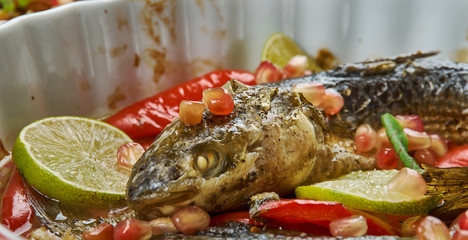 Levant Baked Grey Mullet