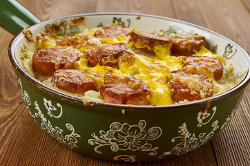 Jolean's  Potato  Smoked Sausage Casserole