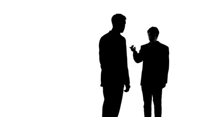 Mafia male extorting money from businessman, financial blackmail, credit problem