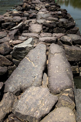 Nonggyo Bridge of Jincheon is an old stone bridge in Korea.