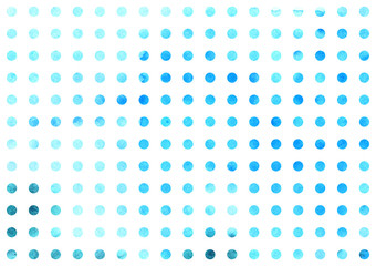 水彩の水玉模様の背景