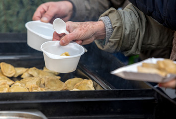 Warm food for the poor and homeless