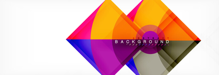 Modern geometric abstract background
