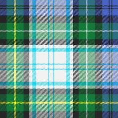 Square pattern flannel texture background, tartan, scotish argyle shapes - high resolution graphic asset, blue, green, black, part 3, 3d illustration