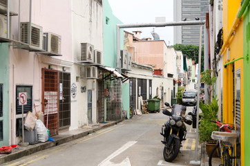 Oriental Asian backdoor alley scooter © Maciej Gerszewski
