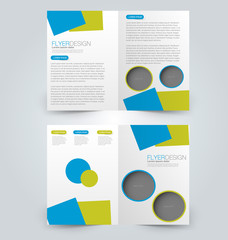Abstract flyer design background. Brochure template. Can be used for magazine cover, business mockup, education, presentation, report.