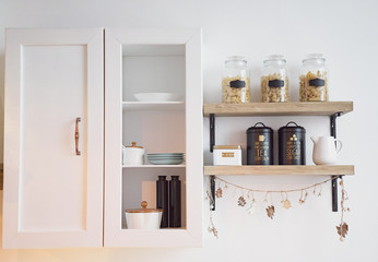 Obraz na płótnie Canvas Scandinavian style kitchen interior