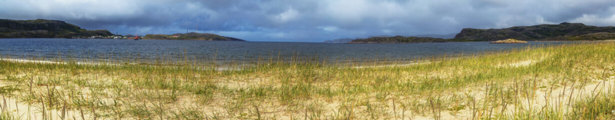 Panorama of Barents coast