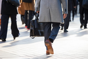 東京の通勤風景
