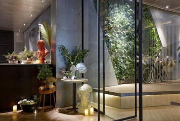 Modern restaurant interiors