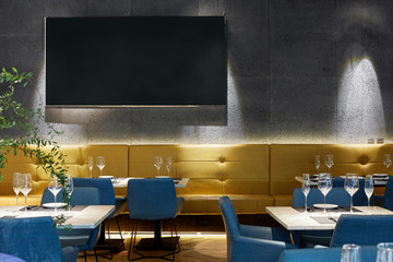 Modern restaurant interiors