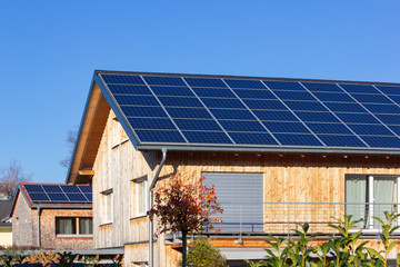 rooftop of buildings with solar panels