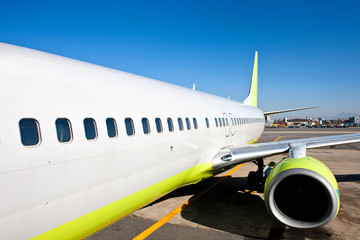 This is an aircraft at the airport.