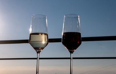 glasses of wine