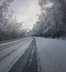 winter road