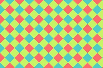 Multicoloured Diamond Patterns background
