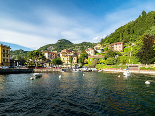 Fototapeta na wymiar Italy Lombardy, Lake Como, Lake Como, Province of Como, coast with stately villas