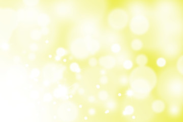 Fototapeta na wymiar abstract yellow background with bokeh